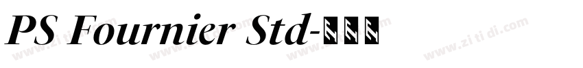 PS Fournier Std字体转换
